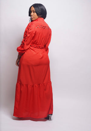 Curvy Red Dress