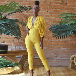 Yellow Flame Jumpsuit